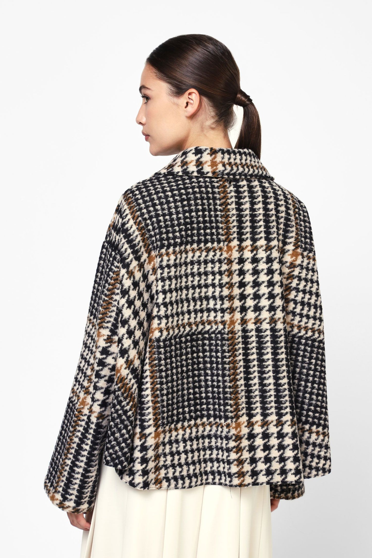 Cappotto houndstooth jacket