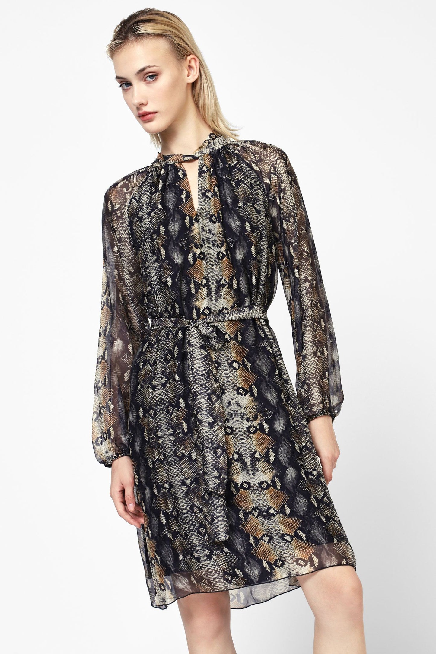 Abito Snakeskin shift dress