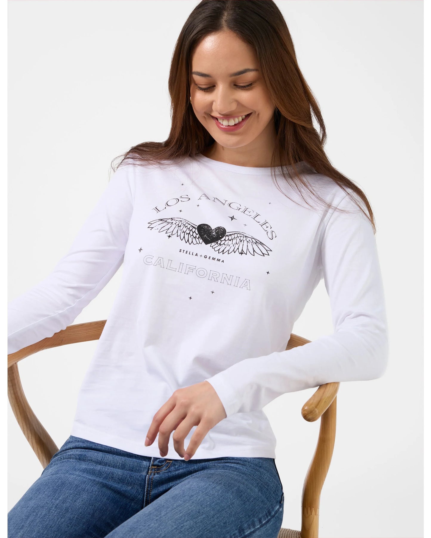Grunge heart tee