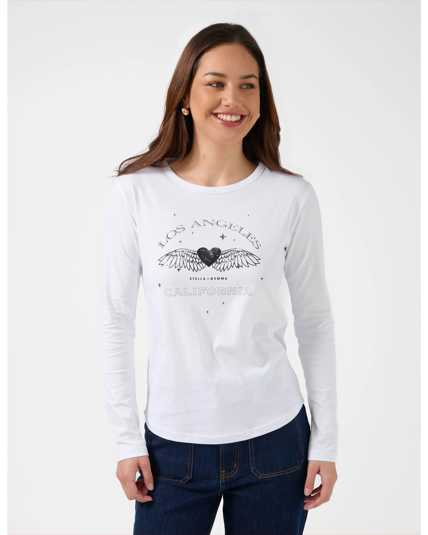 Grunge heart tee