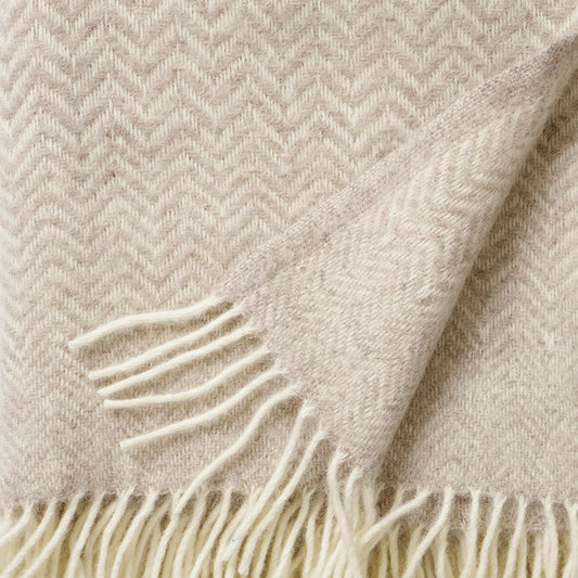 Lambswool Throw, ZigZag