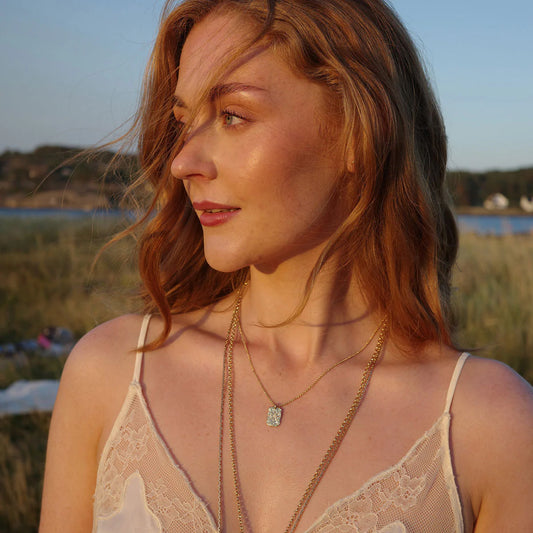 Necklace, solstice, square