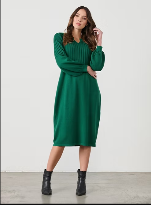 HalfRib Knit & Puff sleeve OUTLET PRICE NO RETURNS