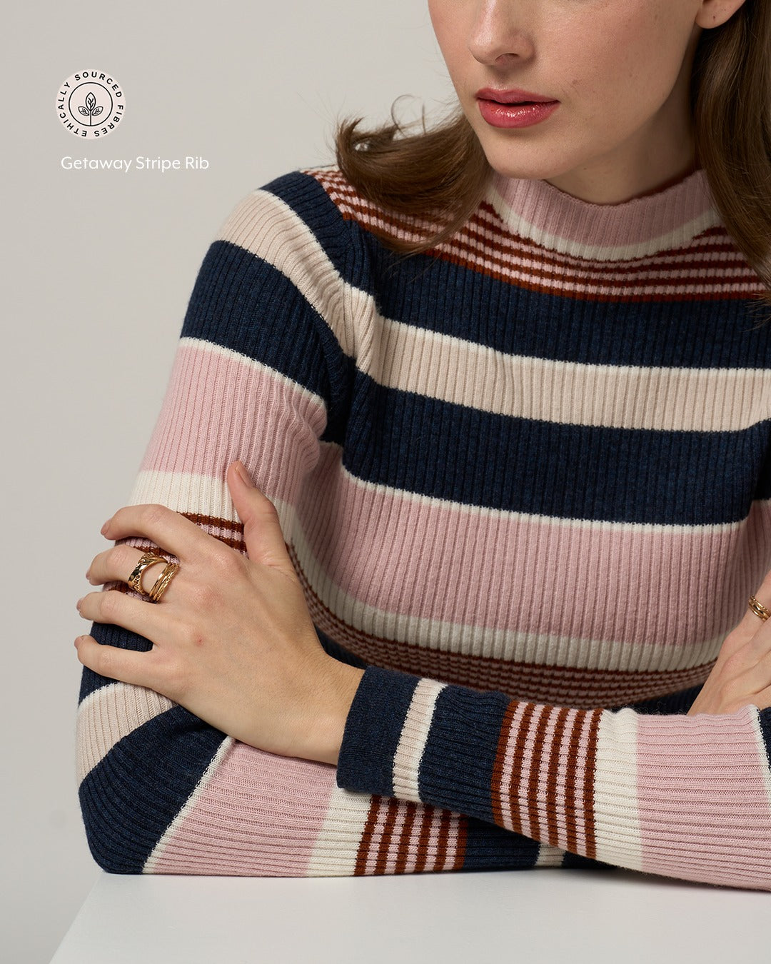 Getaway stripe rib