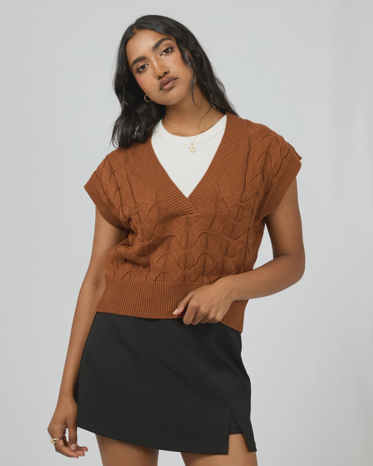 Brooklyn Vest, cinnamon