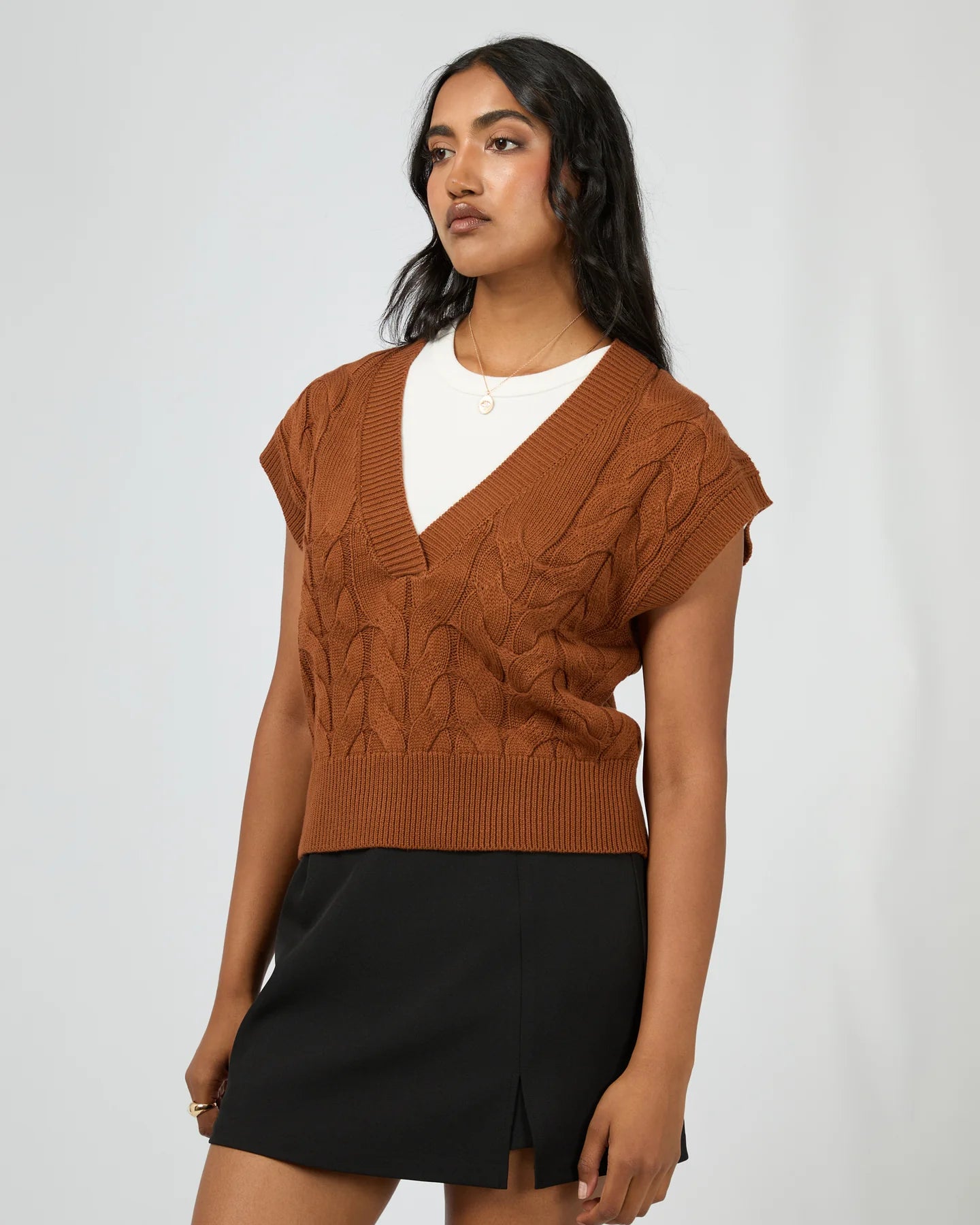 Brooklyn Vest, cinnamon