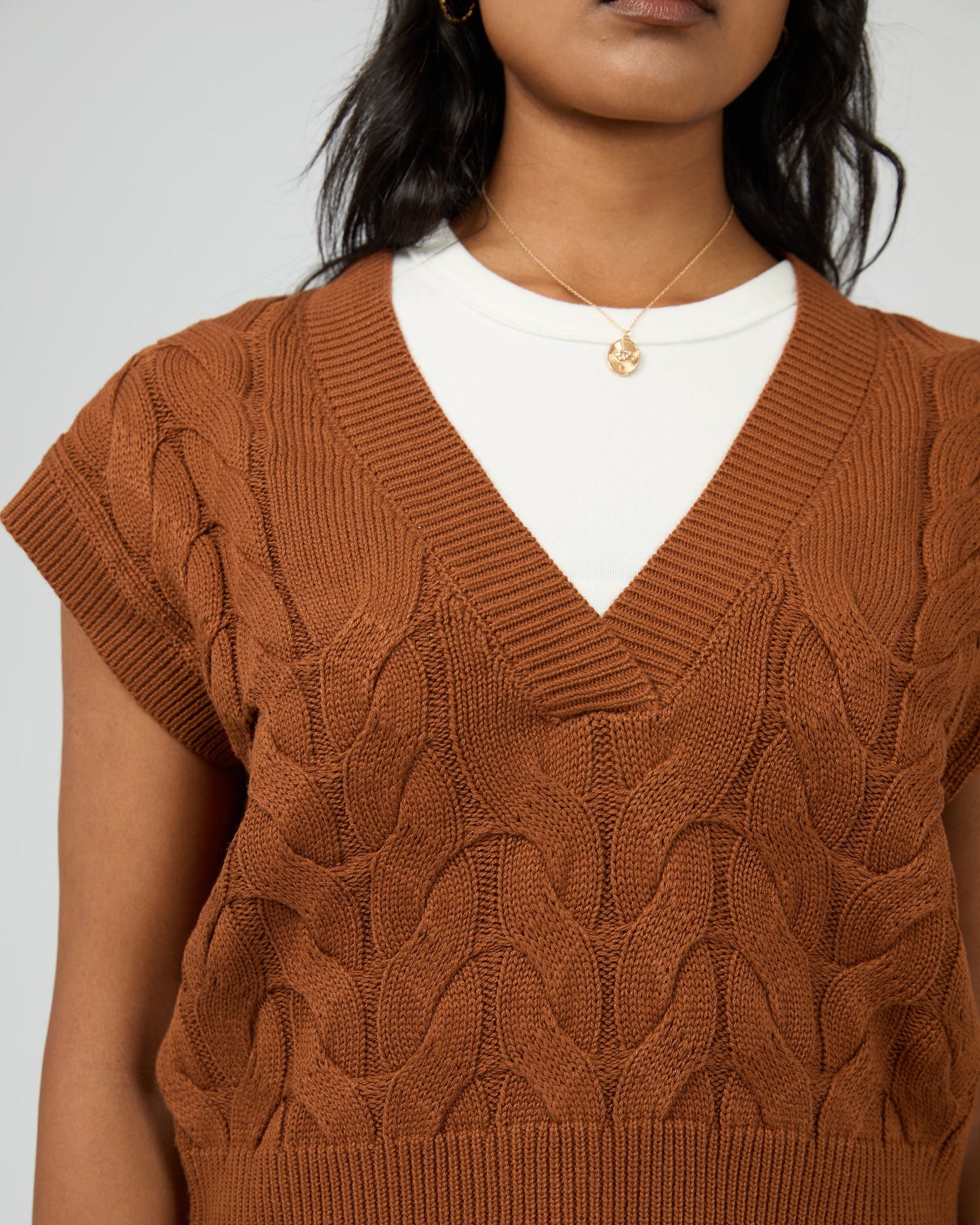 Brooklyn Vest, cinnamon