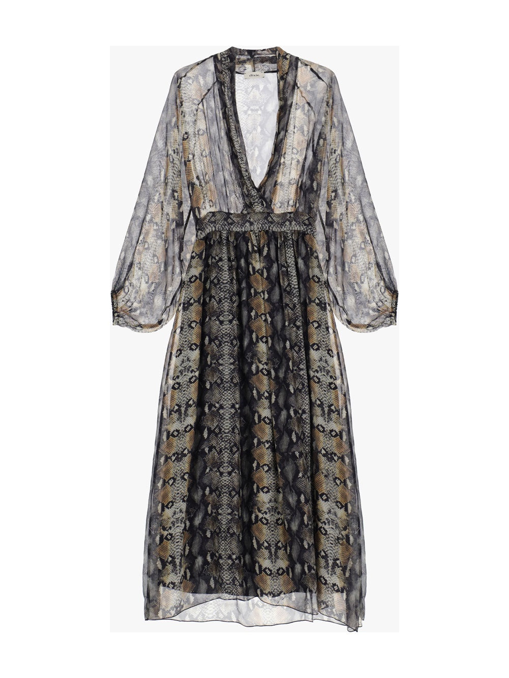 Abito Snakeskin maxi dress