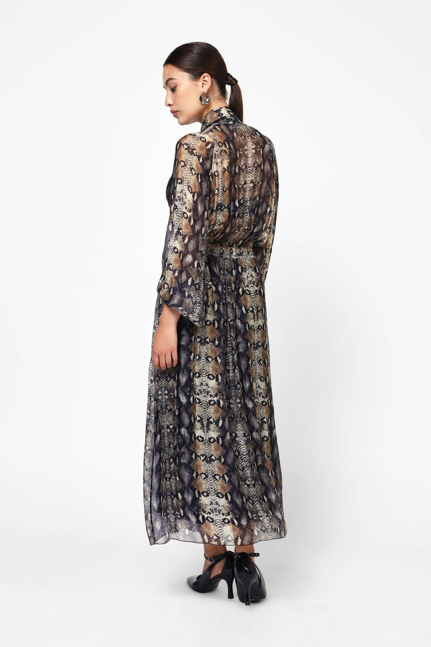Abito Snakeskin maxi dress