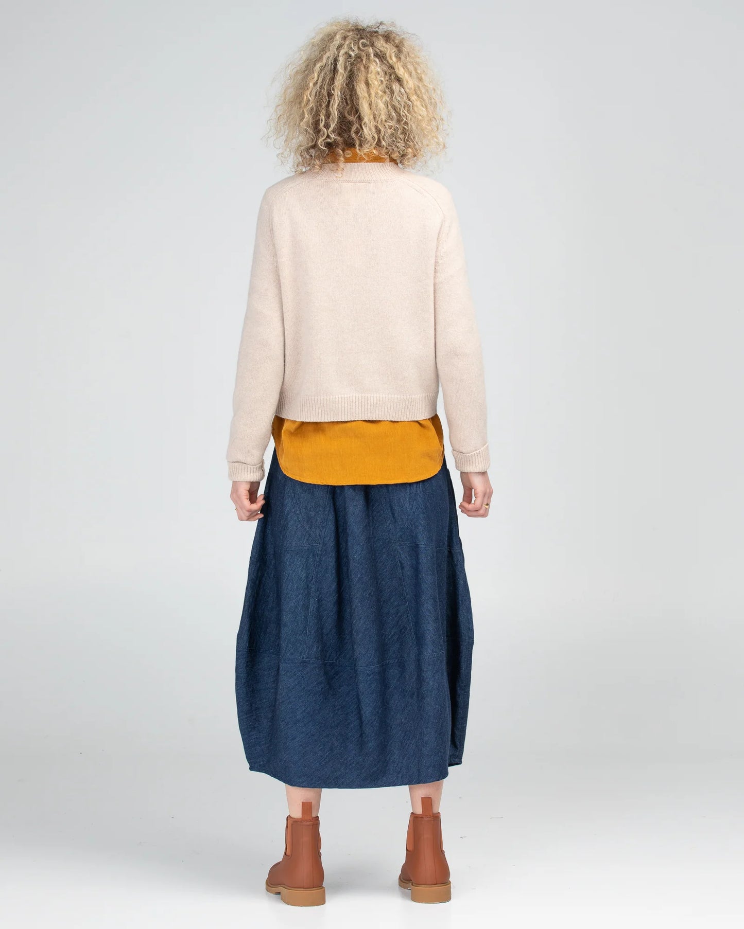 Guru Skirt, dark denim