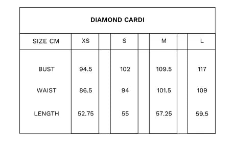 Diamond Cardi