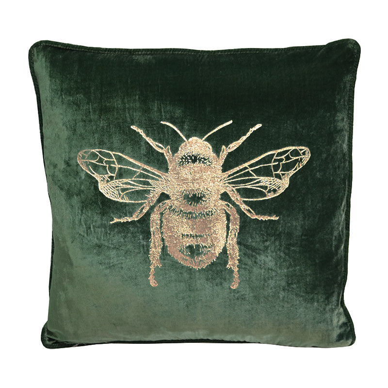 Velvet Bee cushion