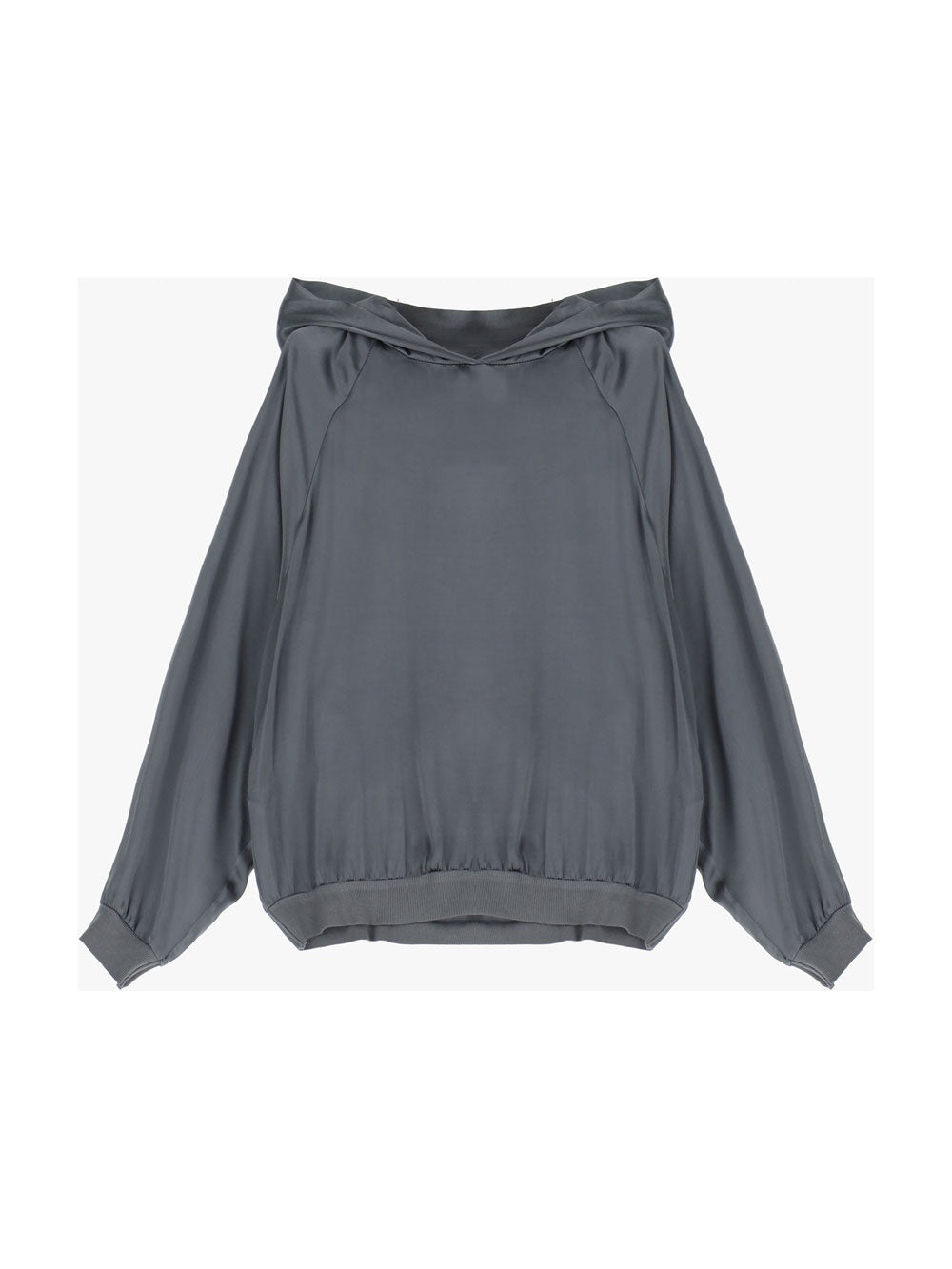 Satin-look Hoodie