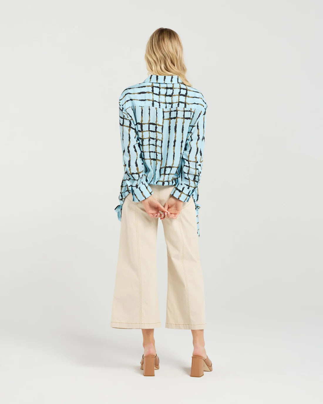 Jodi Shirt, skyline plaid