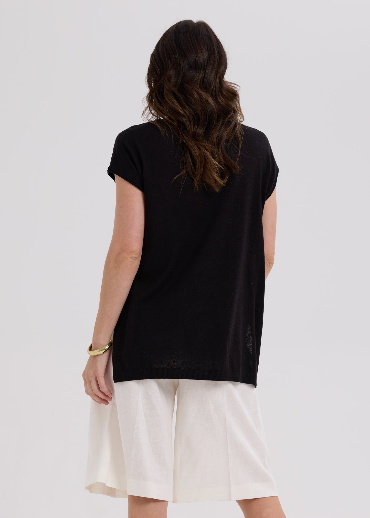 Linen Drape Top