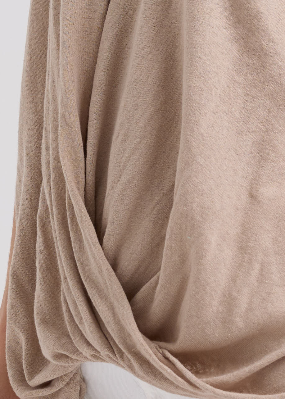 Linen Drape Top