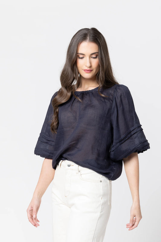 Fateful puff sleeve top