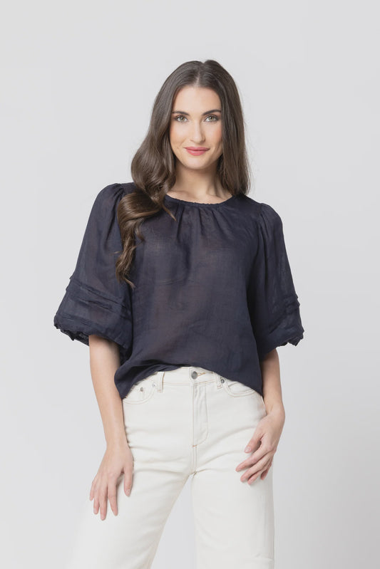 Fateful puff sleeve top