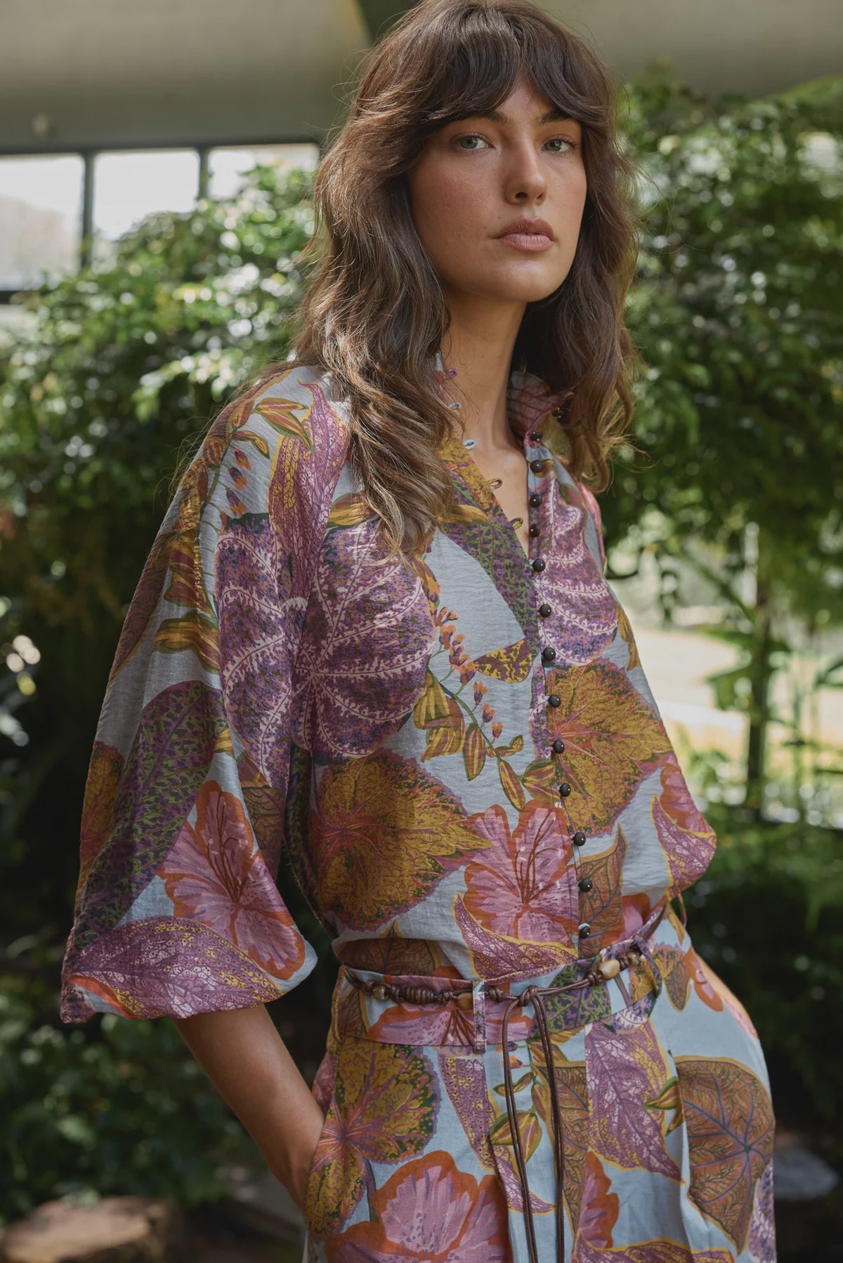 Daria shirred blouse