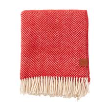 Lambswool Throw, Herringbone