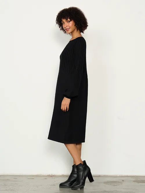 HalfRib Knit & Puff sleeve OUTLET PRICE NO RETURNS