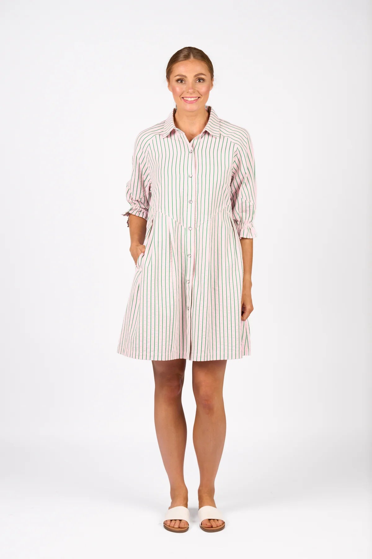 Piper dress, candy apple