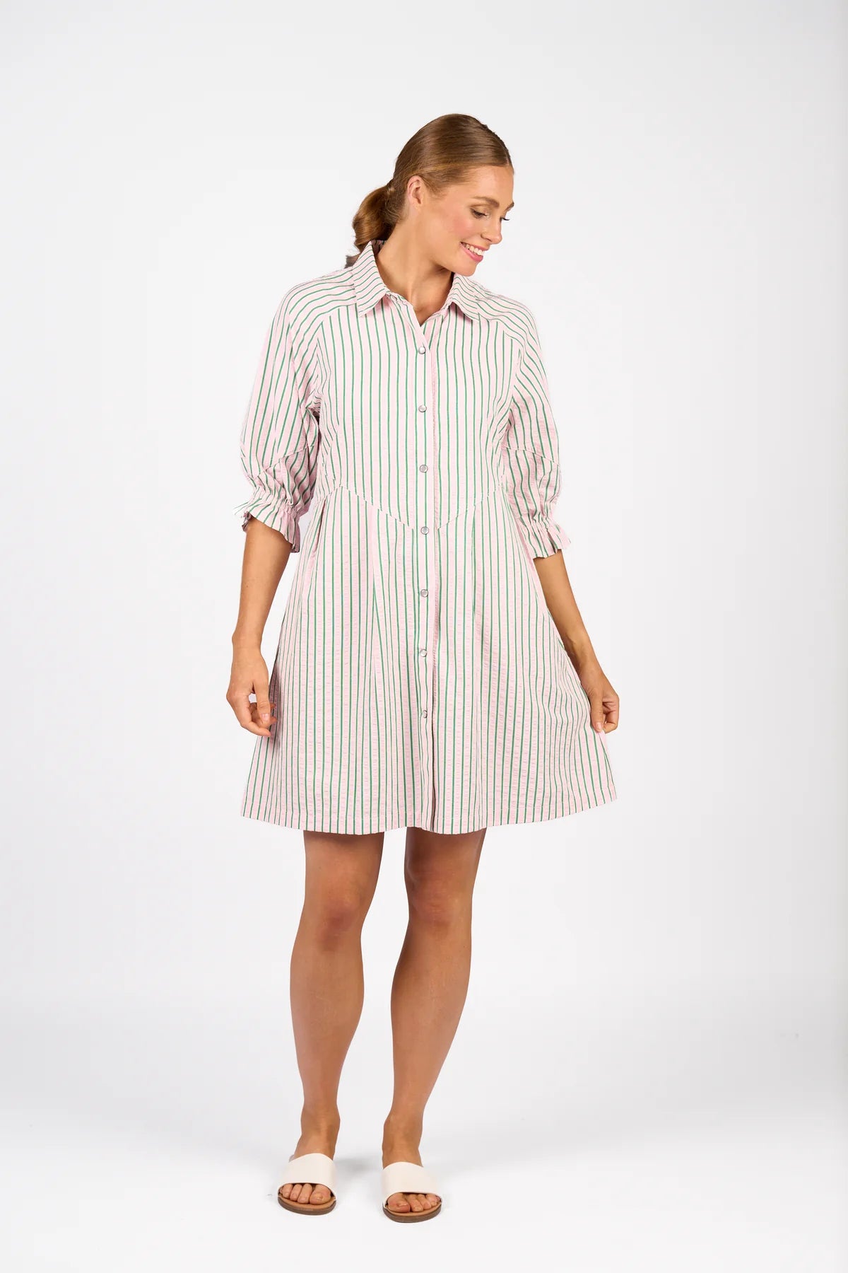 Piper dress, candy apple