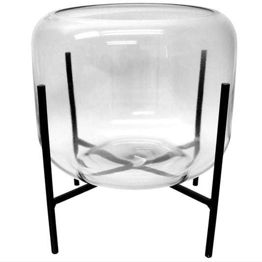 Sienna Squat Vase On Stand