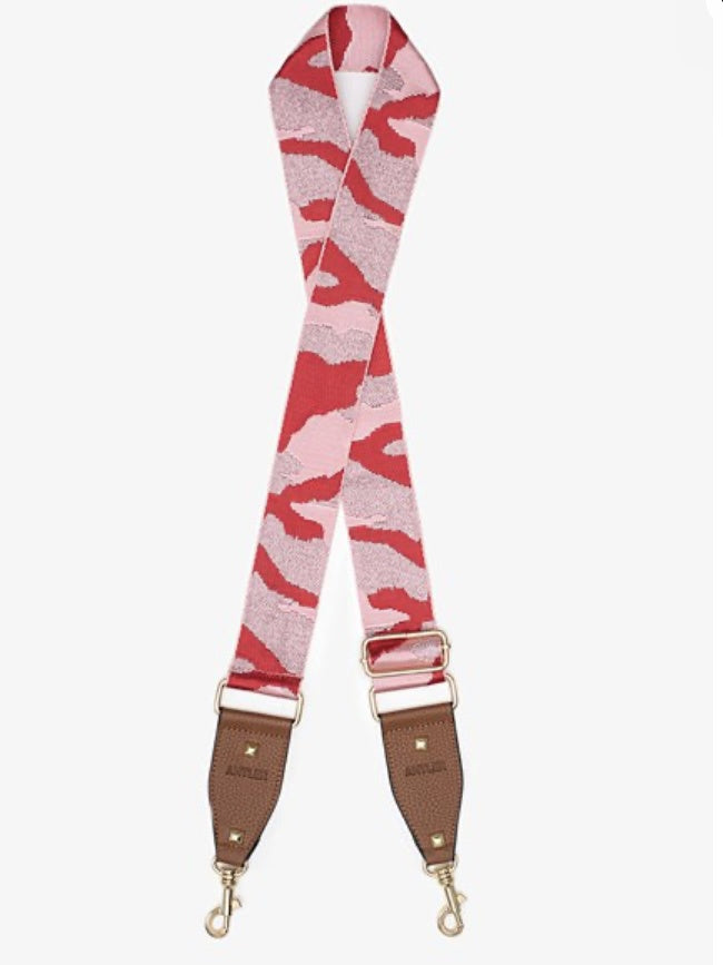 Bag Strap | Camo Pink + Red