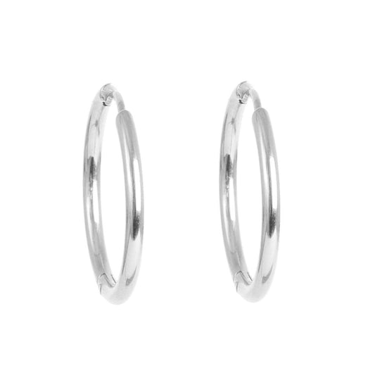 Earring, Pure Steel, clean collection