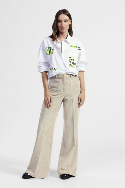 Wide wale cord pant