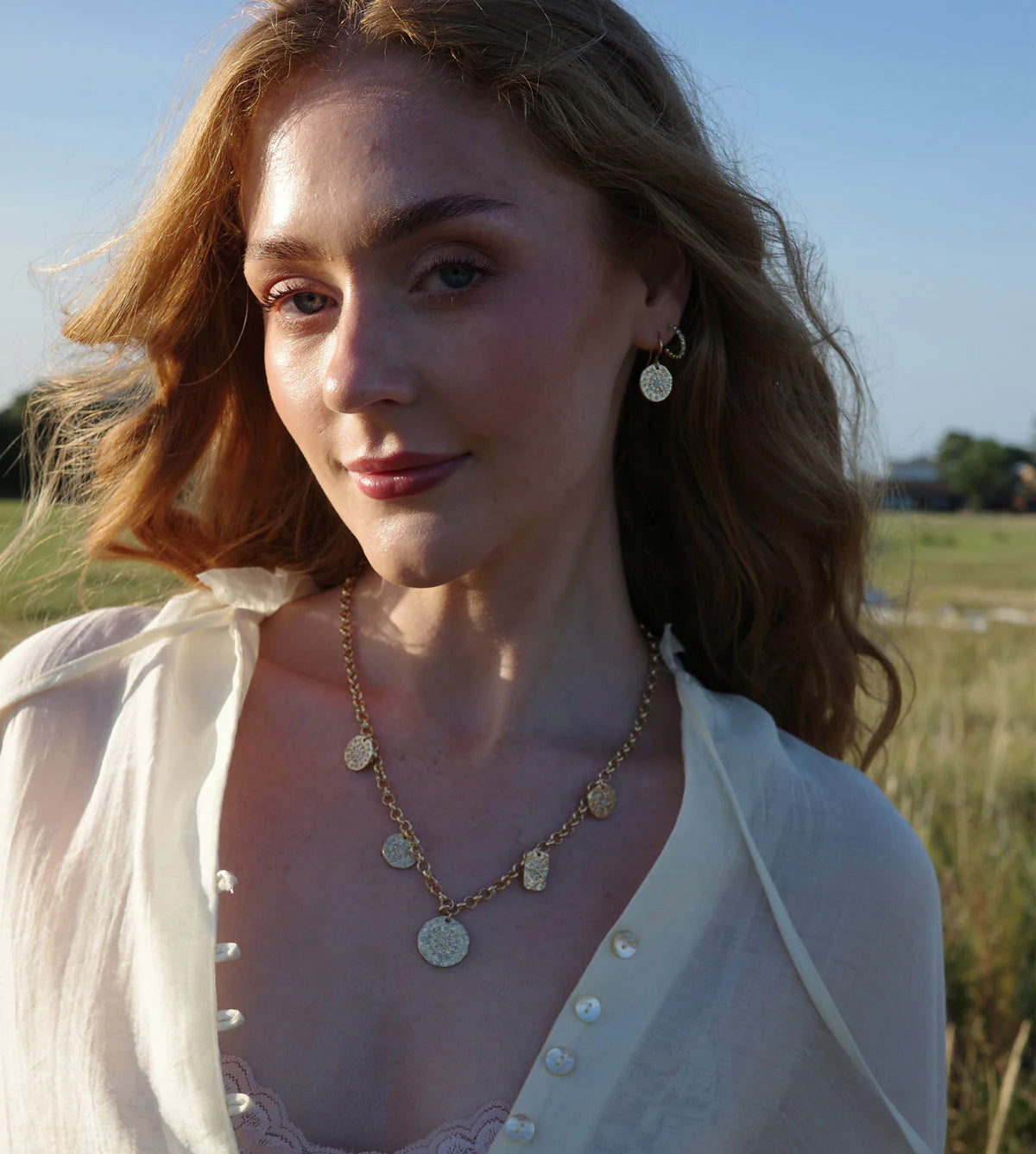 Earring, solstice, fishhook