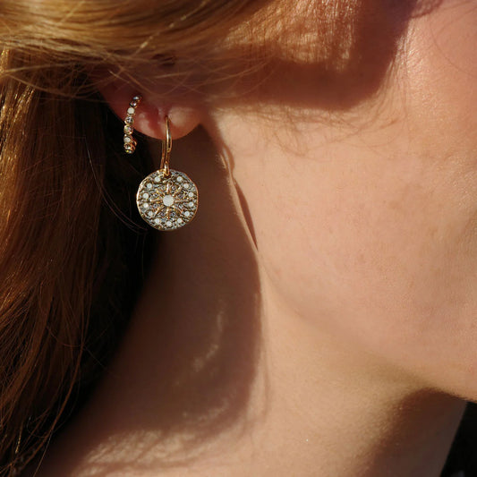Earring, solstice, fishhook