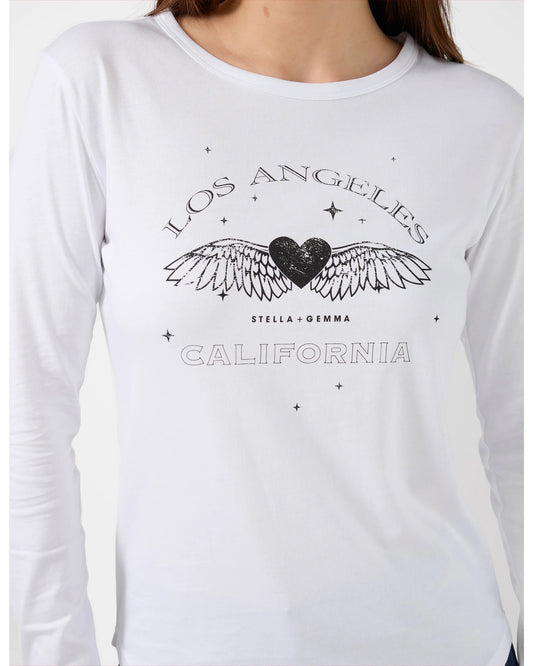 Grunge heart tee