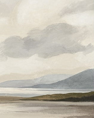 Tarn, hand embellished framed canvas