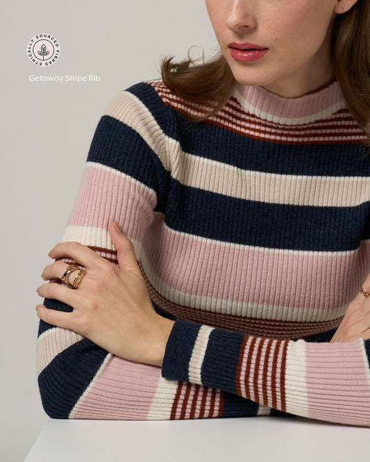Getaway stripe rib