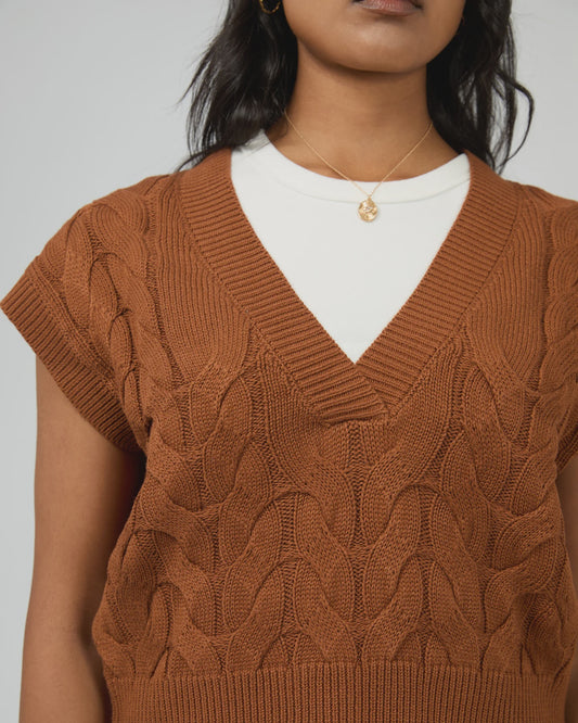 Brooklyn Vest, cinnamon