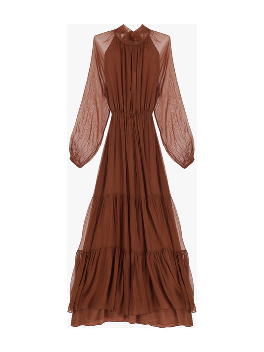Abito deep Vneck dress