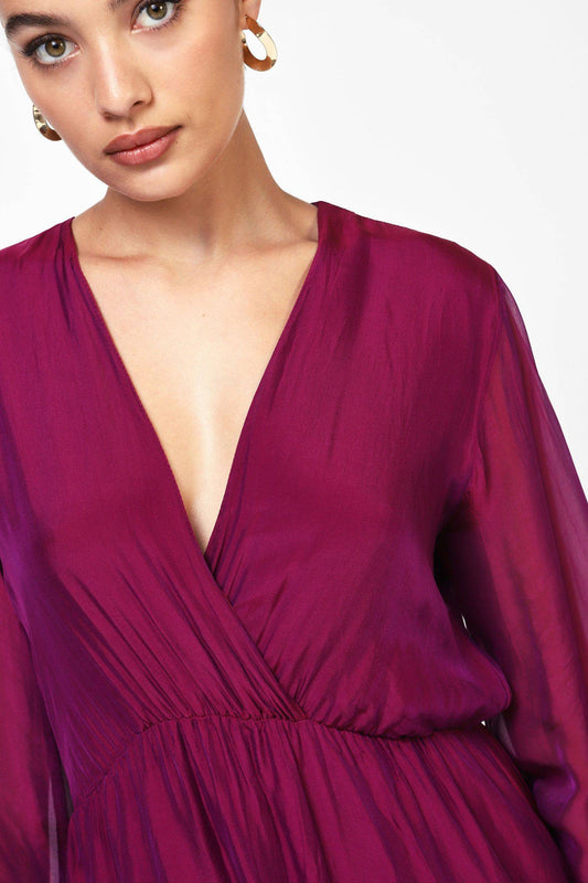 Abito deep Vneck dress