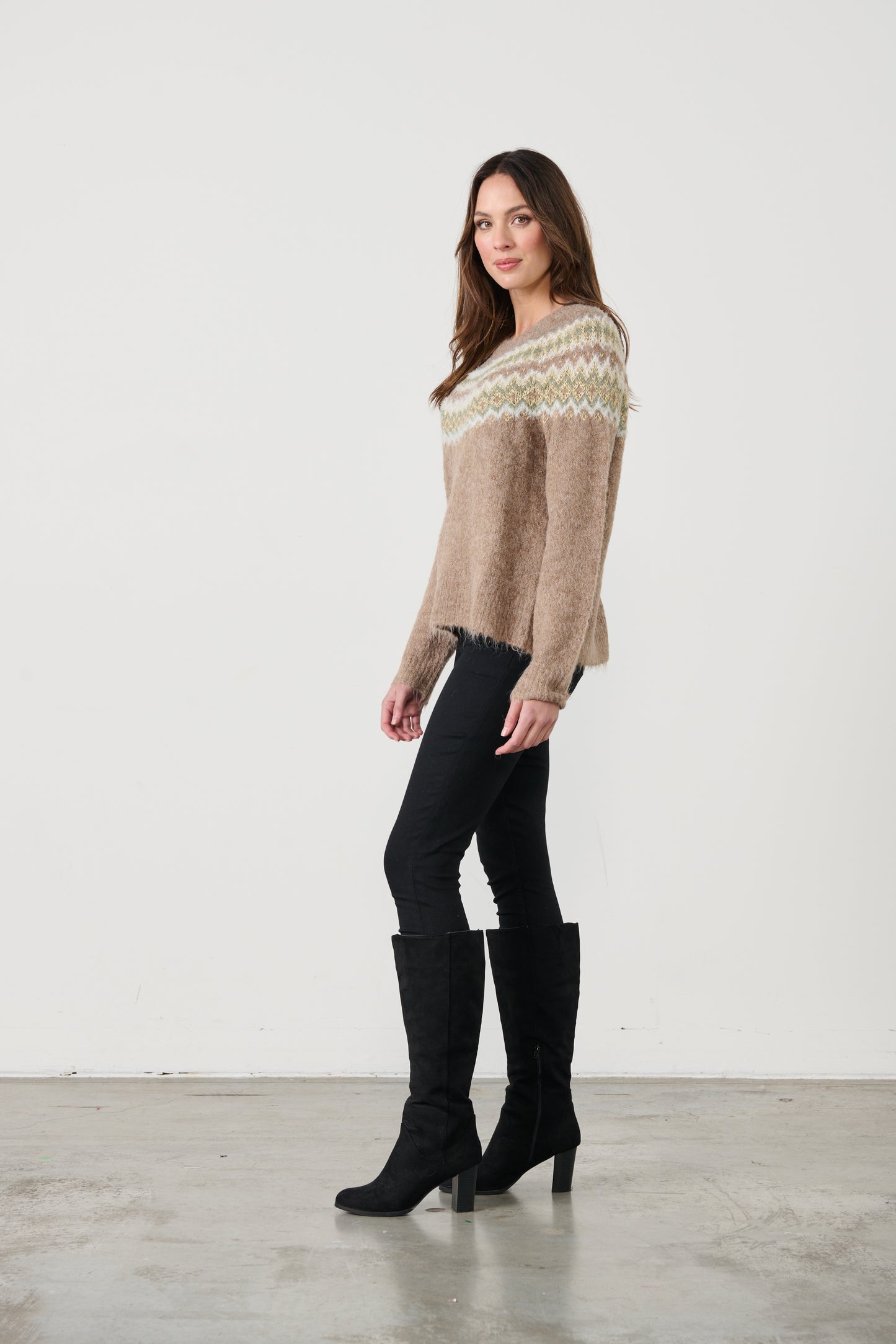 Zig Zag knit jumper