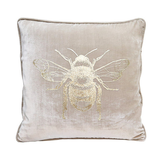 Velvet Bee cushion