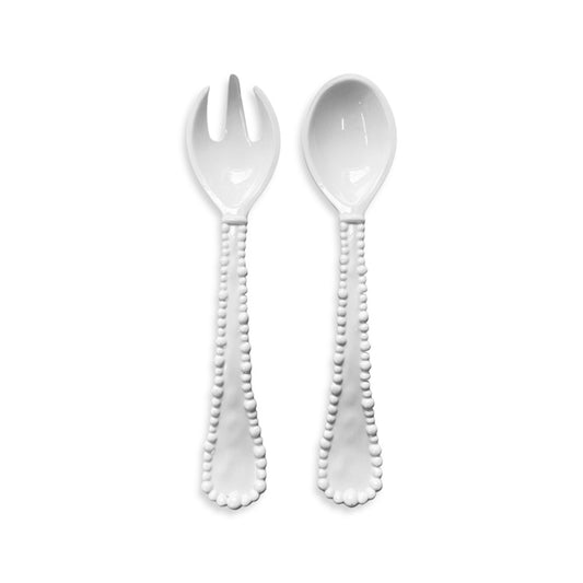 Melamine Pearl salad servers