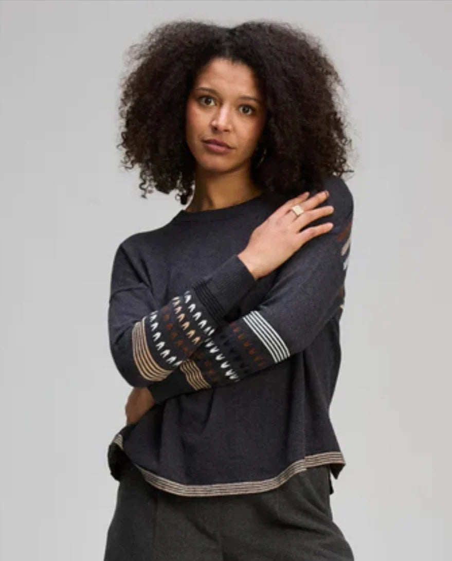 Textured Swing Jumper
