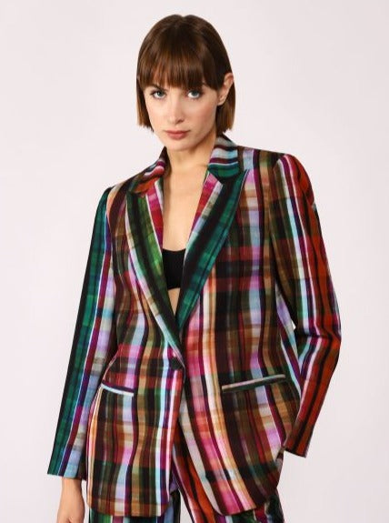 Giacca checked jacket