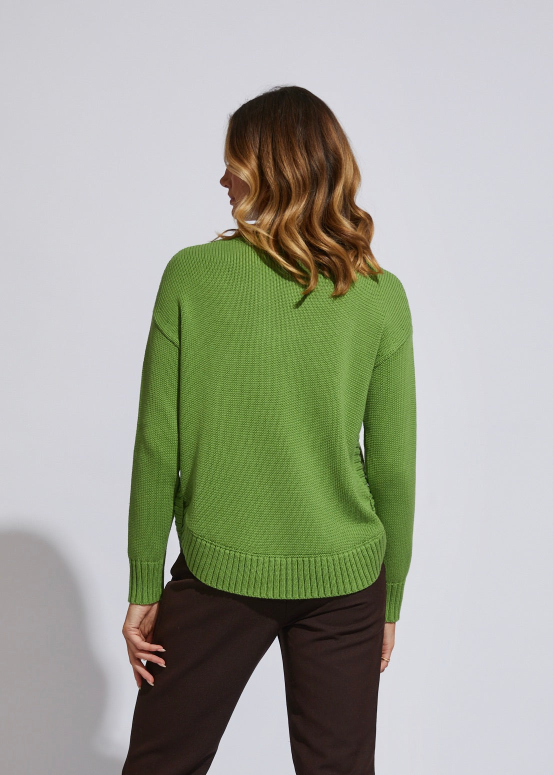Chunky cotton jumper