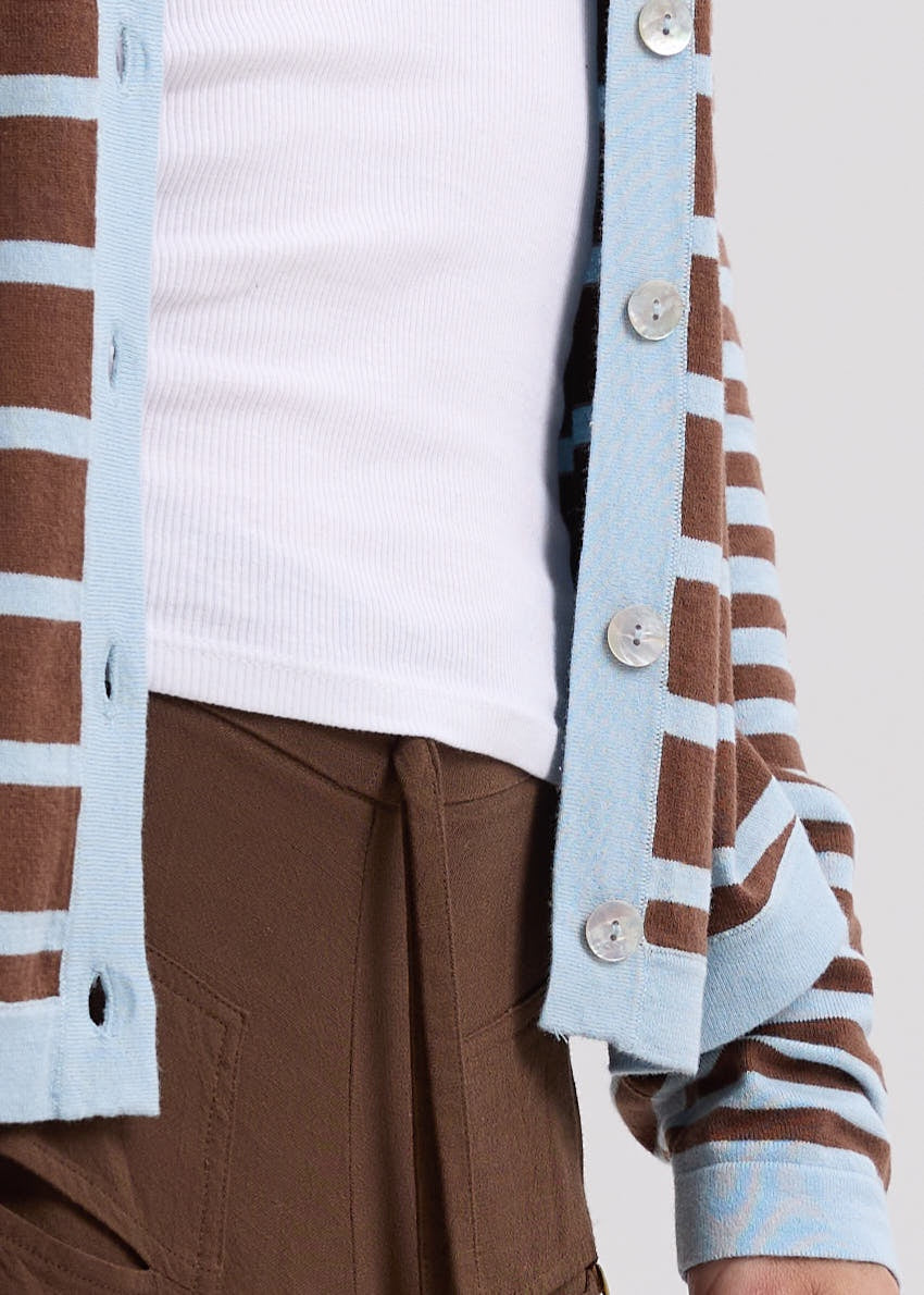 Multi stripe hoodie