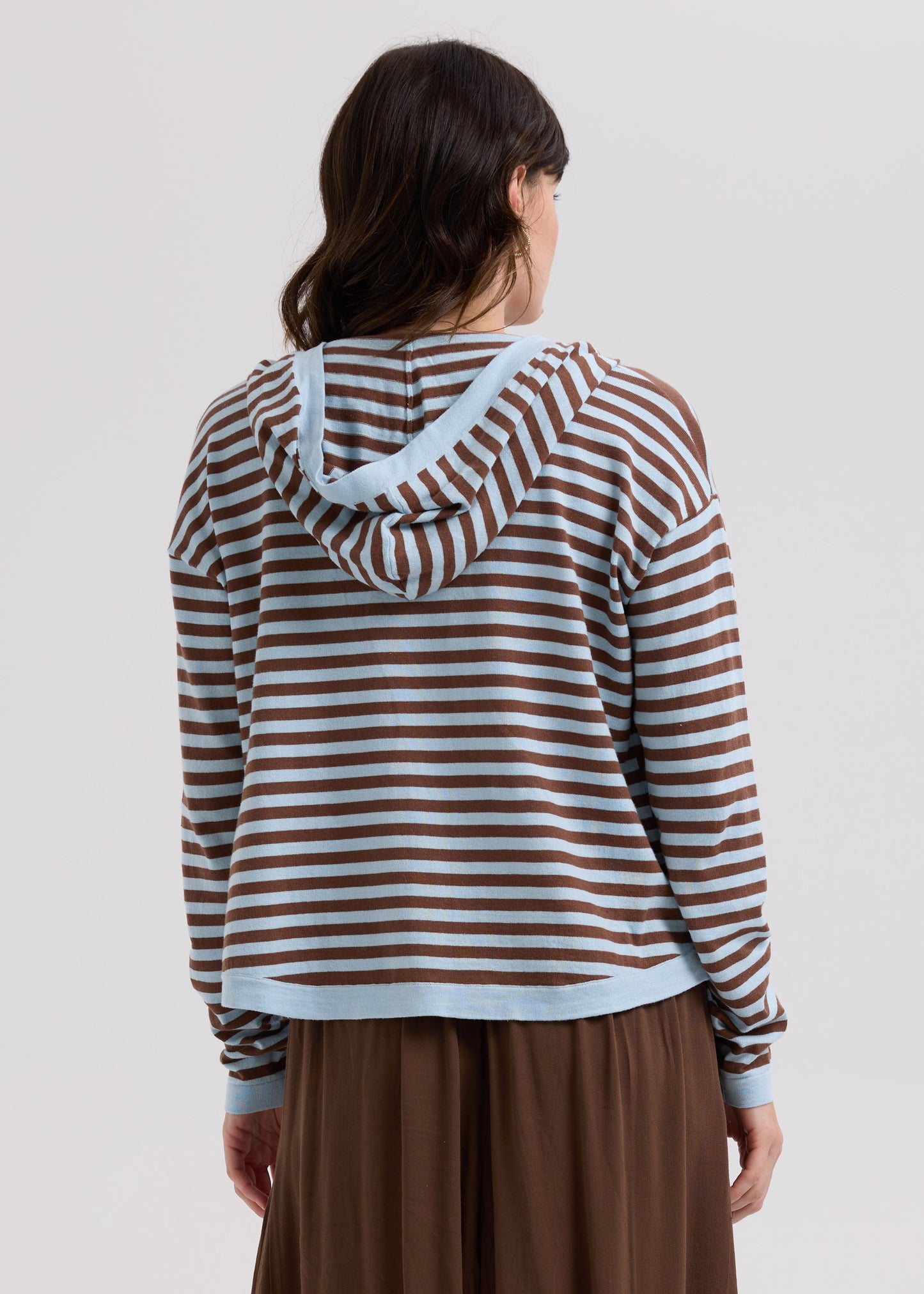 Multi stripe hoodie