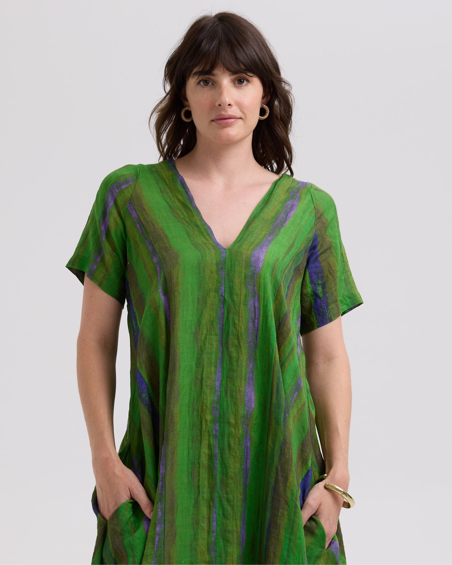 Painted Linen dress