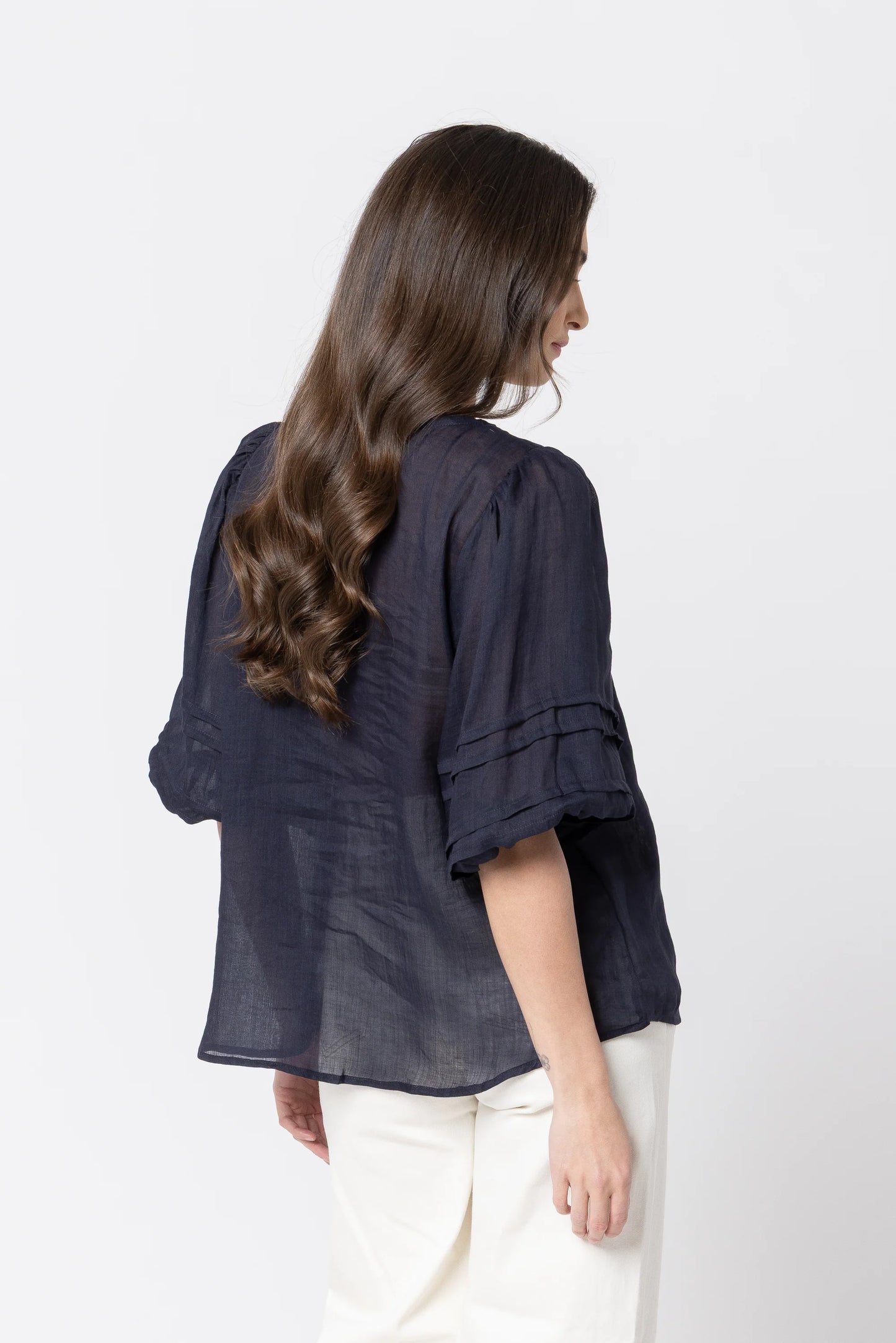 Fateful puff sleeve top