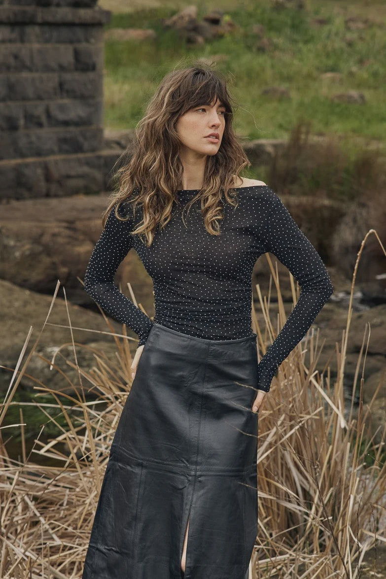 Sora studded top